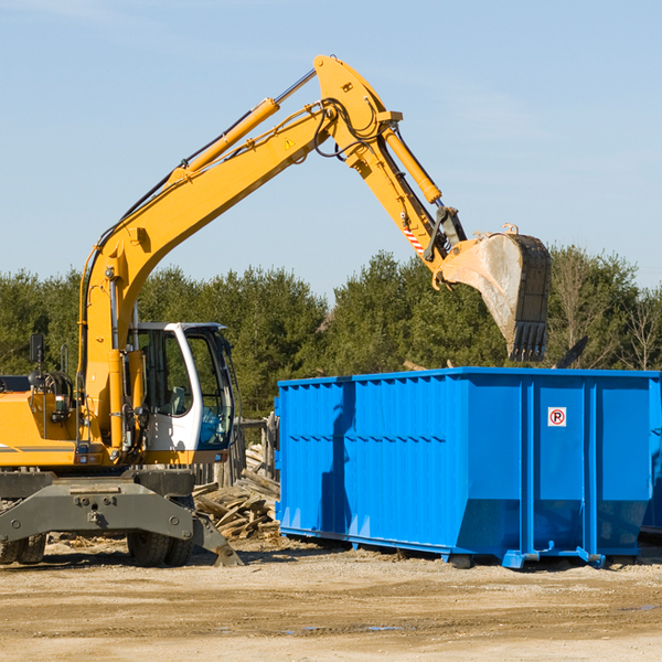 what happens if the residential dumpster is damaged or stolen during rental in South Lebanon OR